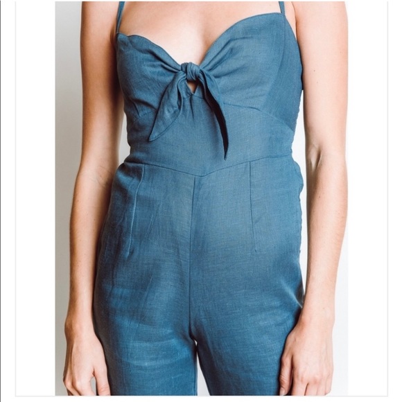 Faithful the brand- Presley denim jumpsuit NWOT - Picture 3 of 3